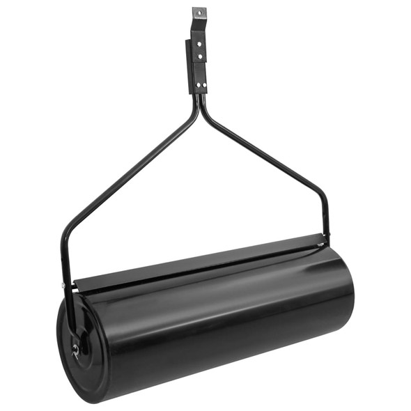 Garden Lawn Roller Black 63 L Iron