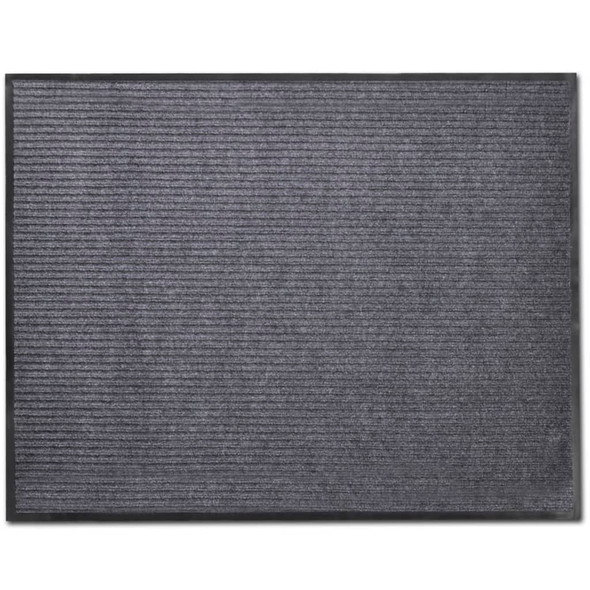 Grey PVC Door Mat 90 x 150 cm