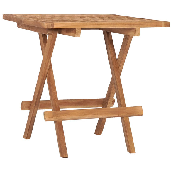 Folding Garden Table 50x50x50 cm Solid Wood Teak