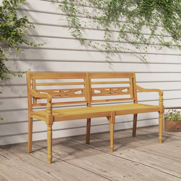 Batavia Bench 150 cm Solid Wood Teak