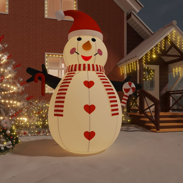 Inflatable Snowman with LEDs 460 cm