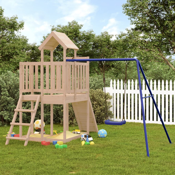 vidaXL Outdoor Playset Solid Wood Pine