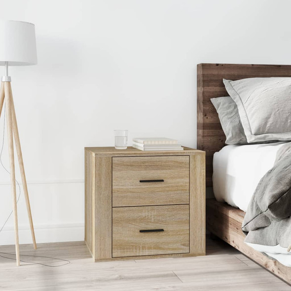 vidaXL Bedside Cabinet Sonoma Oak 50x39x47 cm