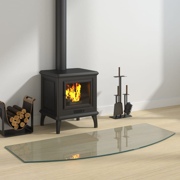 vidaXL Fireplace Glass Plate 120x50 cm