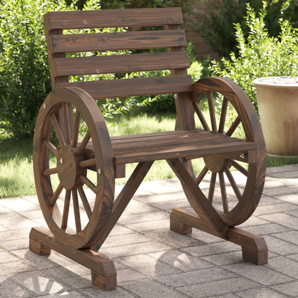 vidaXL Garden Chairs 2 pcs 58x58x78.5 cm Solid Wood Fir