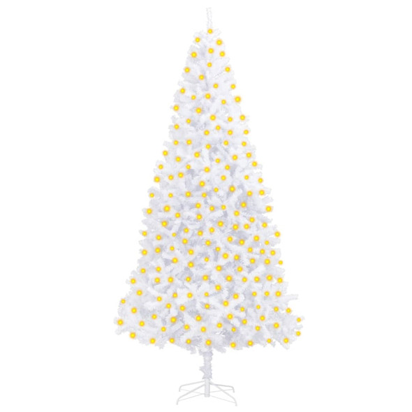 vidaXL Artificial Pre-lit Christmas Tree 300 cm White