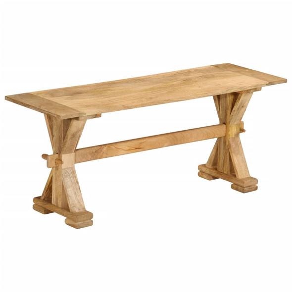 vidaXL Bench 110x35x45 cm Solid Wood Mango