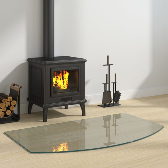 vidaXL Fireplace Glass Plate 100x60 cm