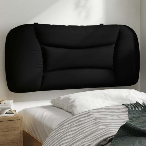 vidaXL Headboard Cushion Black 90 cm Fabric