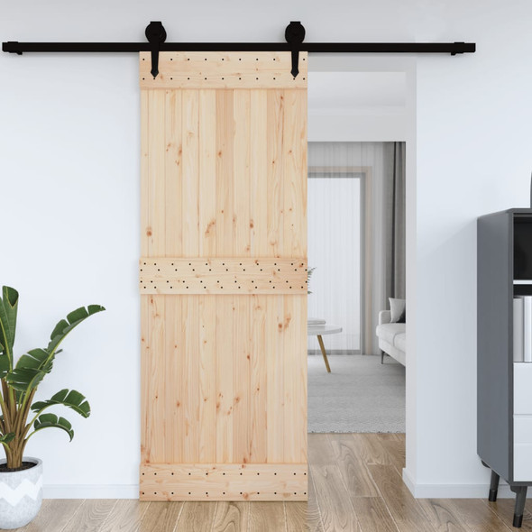 vidaXL Door NARVIK 85x210 cm Solid Wood Pine