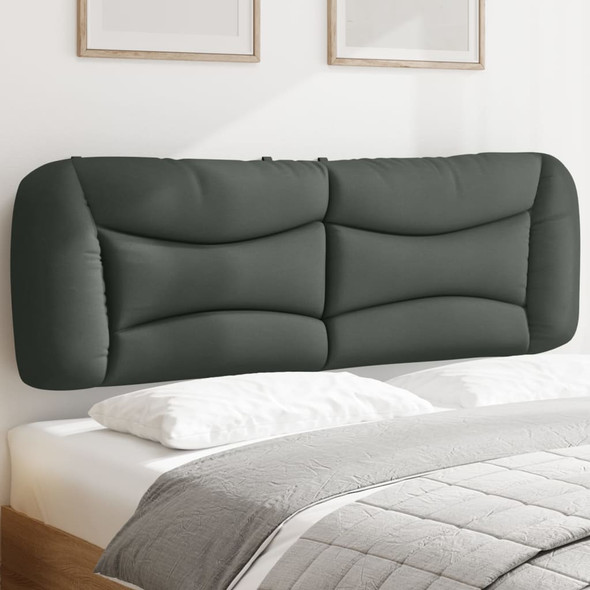 vidaXL Headboard Cushion Dark Grey 152 cm Fabric