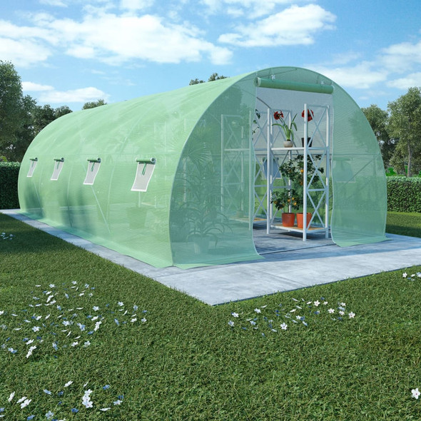 vidaXL Greenhouse 18 m² 600x300x200 cm