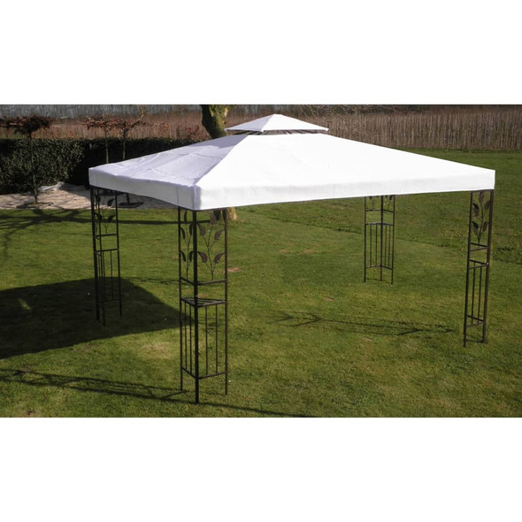 vidaXL Gazebo White 3x4 m