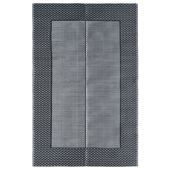 vidaXL Outdoor Carpet Grey 190x290 cm PP