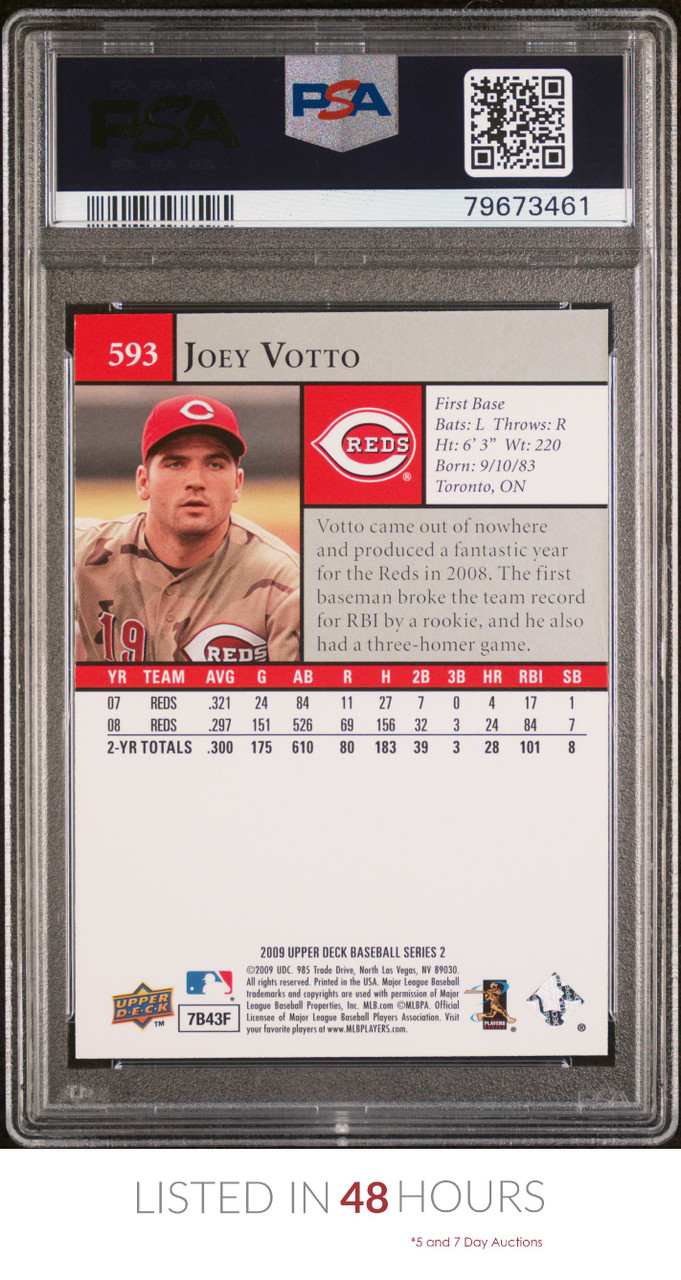 2008 Upper Deck JOEY VOTTO * ROOKIE CARD * #349 -Cincinnati Reds