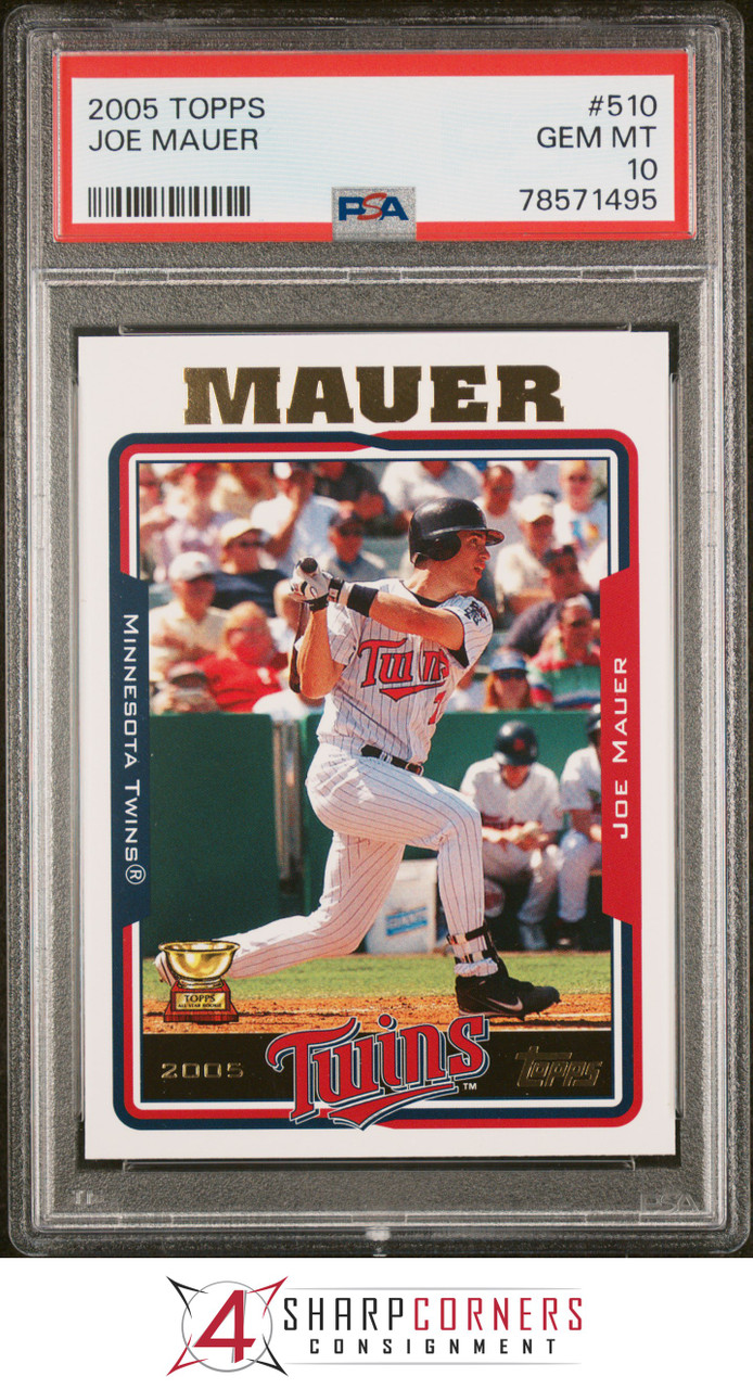 2005 TOPPS ALL-STAR ROOKIE #510 JOE MAUER TWINS PSA 10 B3714551