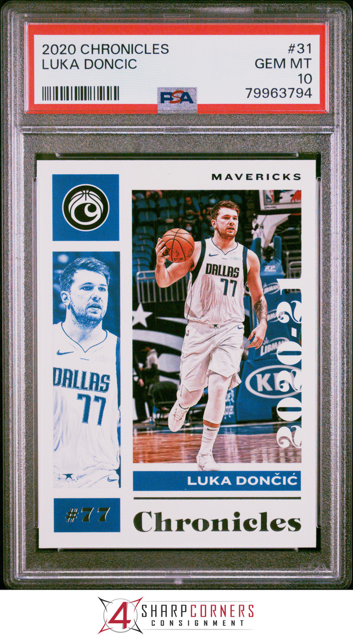 2020 PANINI CHRONICLES #31 LUKA DONCIC MAVERICKS PSA 10 K3746017