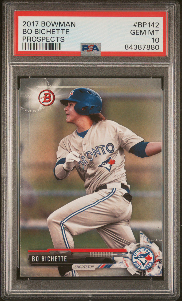 2017 BOWMAN PROSPECTS #BP142 BO BICHETTE RC BLUE JAYS PSA 10 B3790847-880