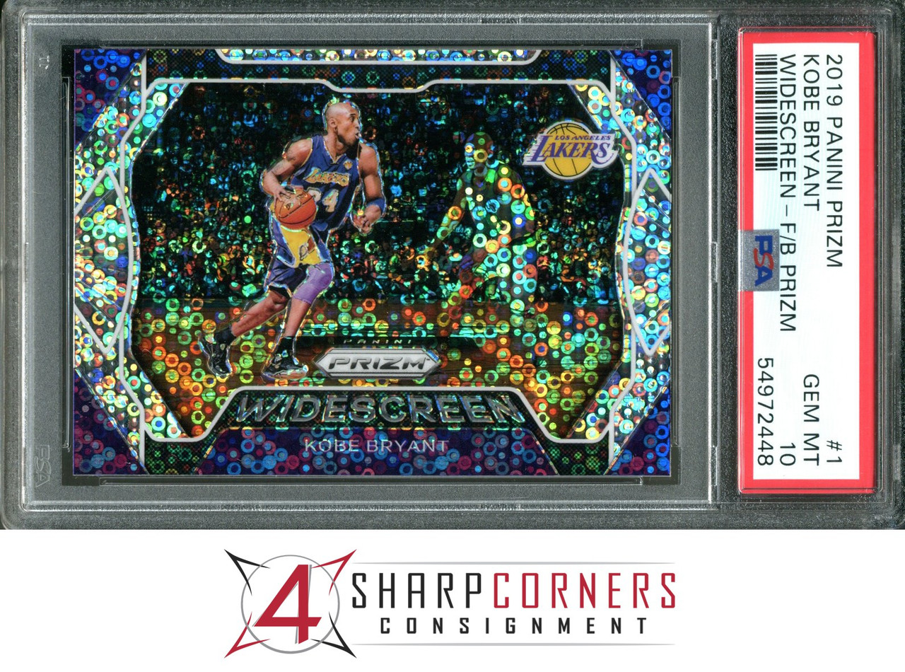 2019 PANINI PRIZM WIDESCREEN FAST BREAK #1 KOBE BRYANT HOF PSA 10