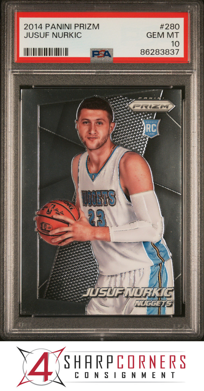 Jusuf Nurkic Signed 2014-15 Panini Prizm Rookie No. 280 Denver