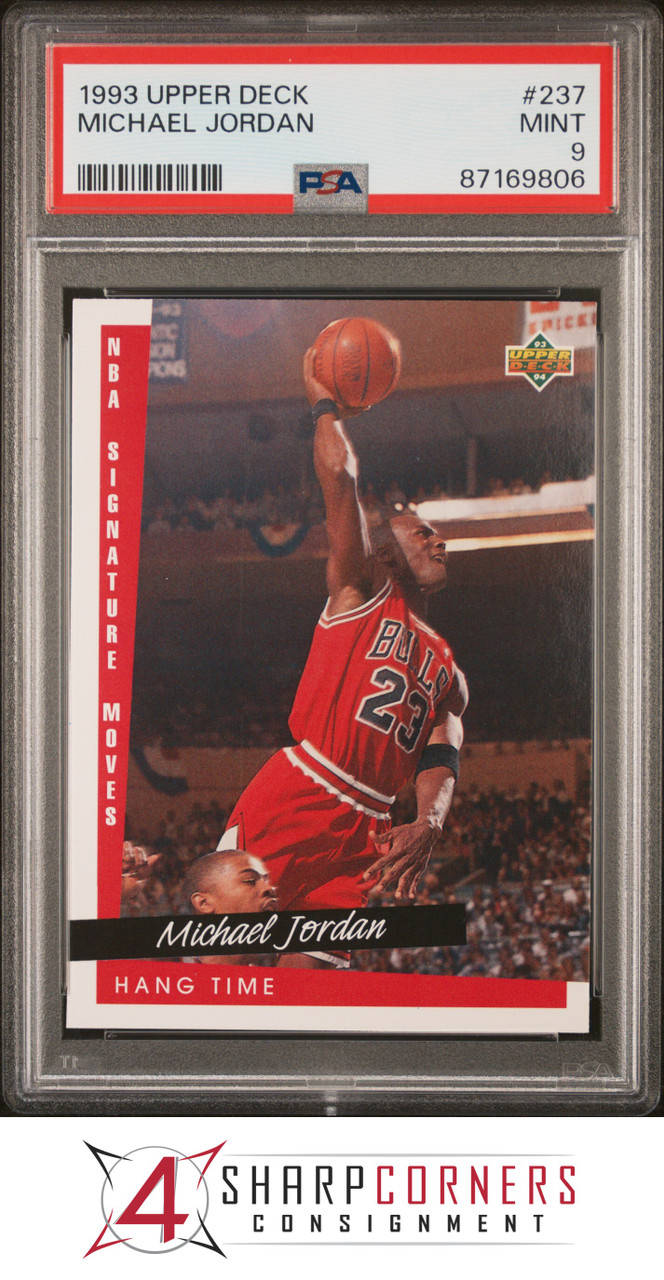 1993 UPPER DECK #237 MICHAEL JORDAN BULLS HOF PSA 9 K3955382-806