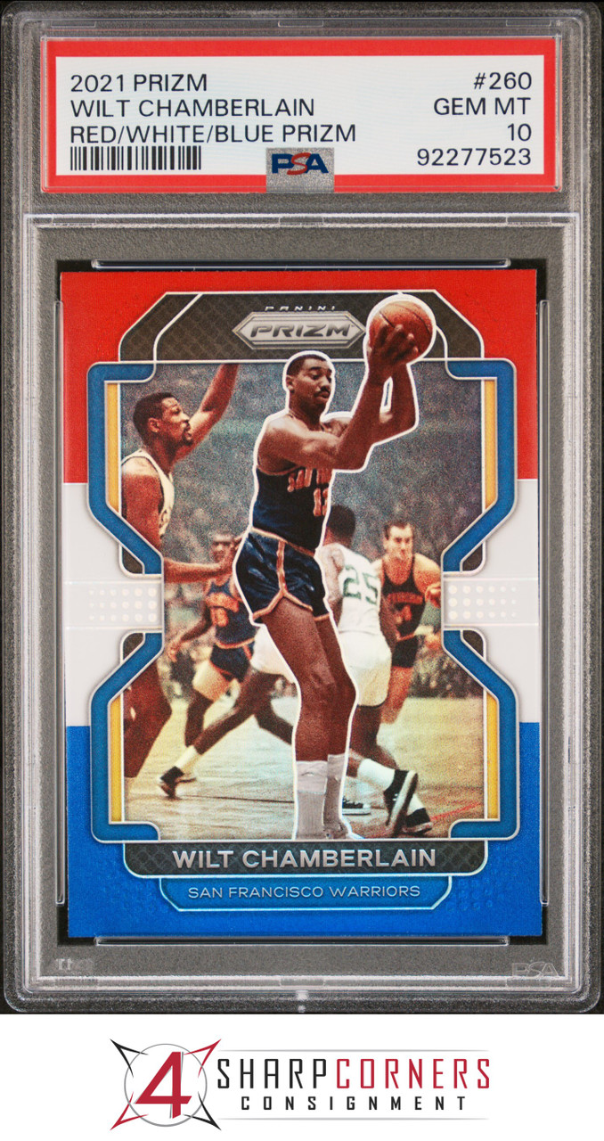 2021 Prizm Wilt Chamberlain PSA 10