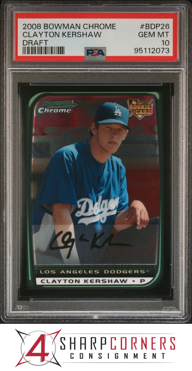 2008UD クレイトン・カーショー RC 2008 Bowman Chrome RC ルーキー クレイトン・カーショウ