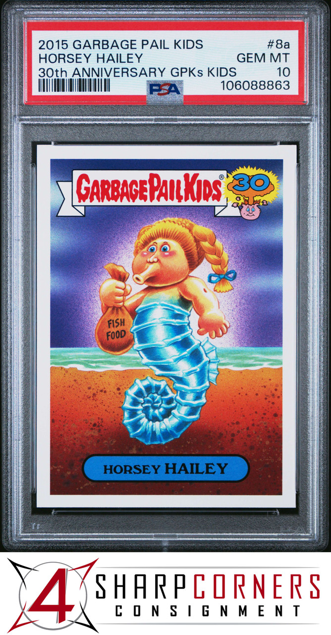 2015 GARBAGE PAIL KIDS 30th ANNIV GPKs' KIDS #8a HORSEY HAILEY POP