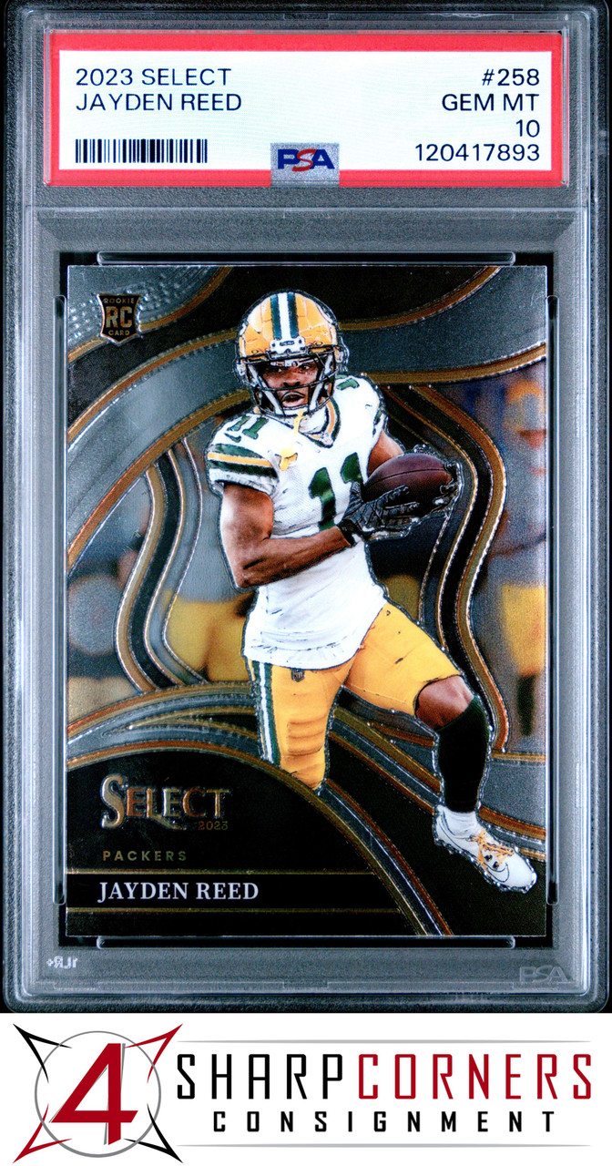 2023 PANINI SELECT #258 JAYDEN REED RC PSA 10 - 4 Sharp Corners