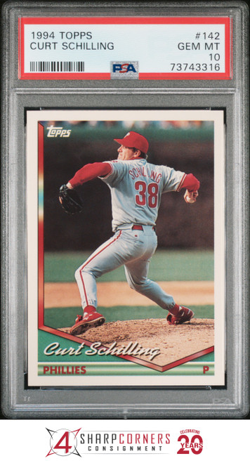 1993 Topps #421 Curt Schilling Phillies Low Pop Psa 10 B3670248-319
