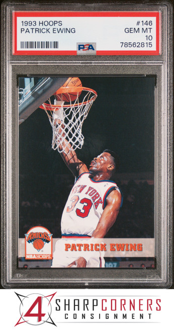 1993 UPPER DECK #256 PATRICK EWING KNICKS HOF POP 3 PSA 10