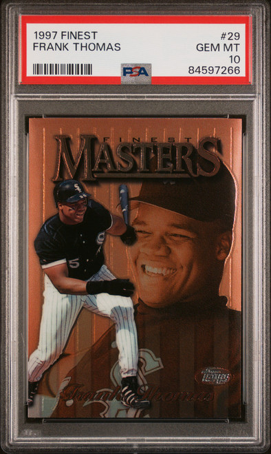 2000 FINEST #155 FRANK THOMAS WHITE SOX HOF PSA 10 B3728092-113