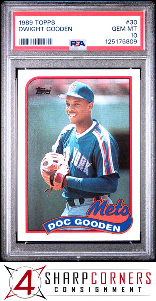 1989 TOPPS #30 DWIGHT DOC GOODEN METS PSA 10