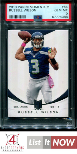 2017 Panini #87 Russell Wilson Seahawks Pop 3 Psa 10 F3653244-940