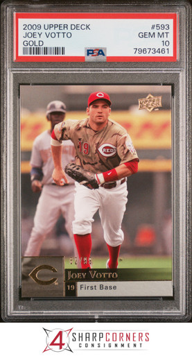 2008 Upper Deck Piece Of History #112 Joey Votto Rc Reds Psa 10