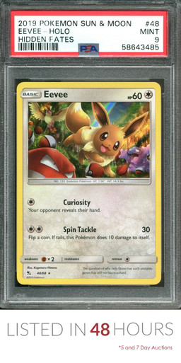 Pokemon Hidden Fates Eevee #48 