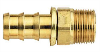 AERFBM1200 #4 Socketless Hose To 1/8 Male Pipe Fitting