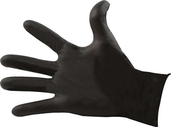 ALL12027 Nitrile Gloves Black XX-Large