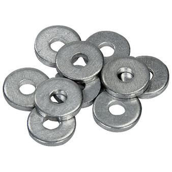 ALL18200 1/8in Back Up Washers 500Pk Aluminum