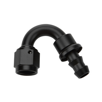 ALL49476 Pushlock Hose End Black 150 Deg Elbow -16