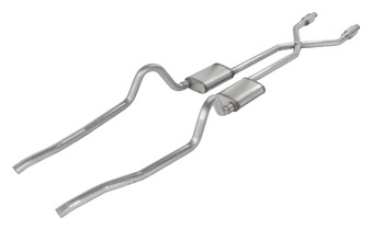 PYPSMA910SE 75-76 Mopar A-Body 2.5in Crossmember Back Exhaust