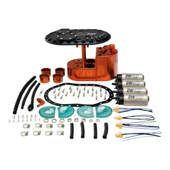 DWK6-401-20FST 2.0L Staged Fuel Cell Su rge Tank with 4 DW400 Fu