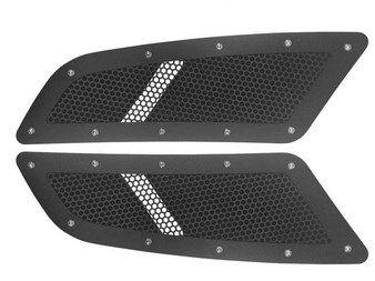 DRAFR3Z-16C630-BK 15- Black Speed Mesh H ood Vents