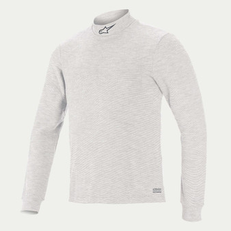 ALP4757024-20-M Race Top V3 Medium White Long Slv FIA