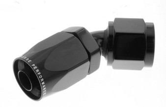 RHP6045-04-2 4AN Non-Swivel Hose En ds Black 45