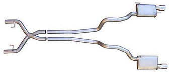 PYPSFM68 05-10 Mustang 4.0L 2.5in Cat Back Exhaust System