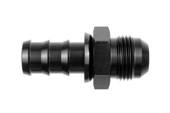 RHP940-06-06-2 6an Male to 3/8 Hose Barb  Straight  Black