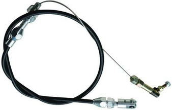 RPCR2334 24In Black Throttle Cab le Braided Stainless