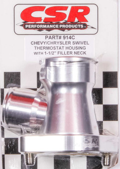 CSI914C Chevy 360 Swivel Filler Neck - Clear