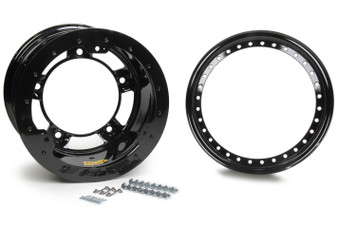 ARW53-100520B 15X10 2in Wide 5 Black Beadlock